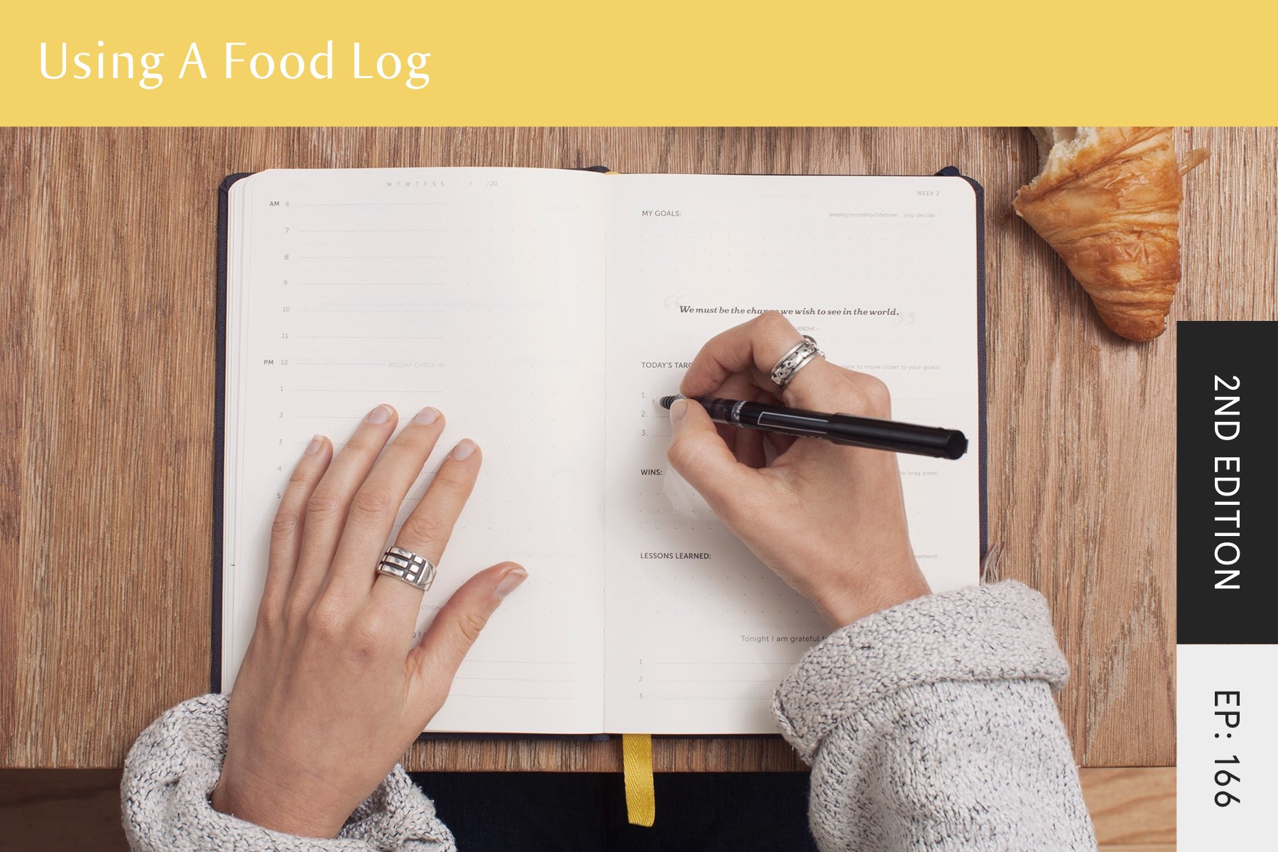 166: Using a Food Log [2nd Edition] - Seven Health: Eating Disorder Recovery and Anti Diet Nutritionist