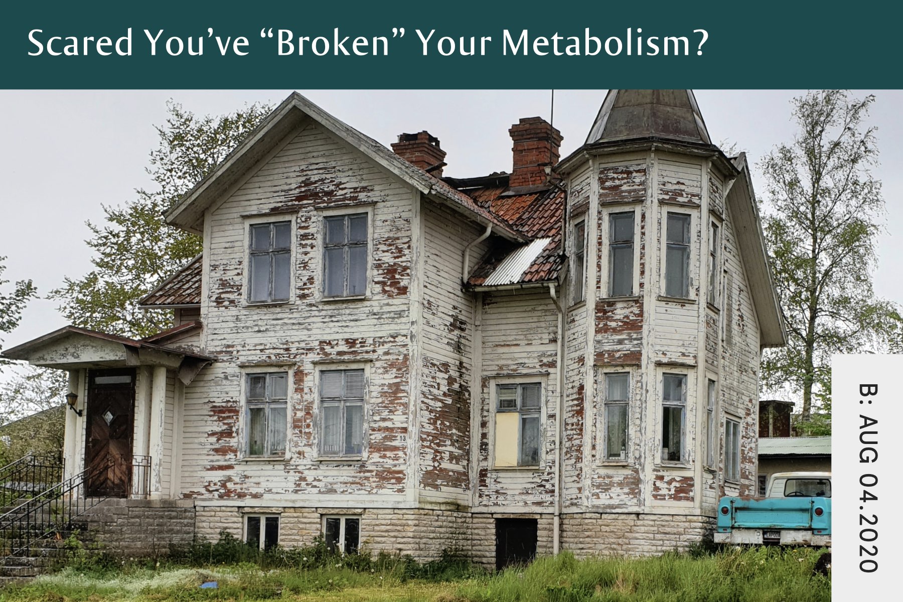 Scared You ve Broken Your Metabolism Seven Health Intuitive