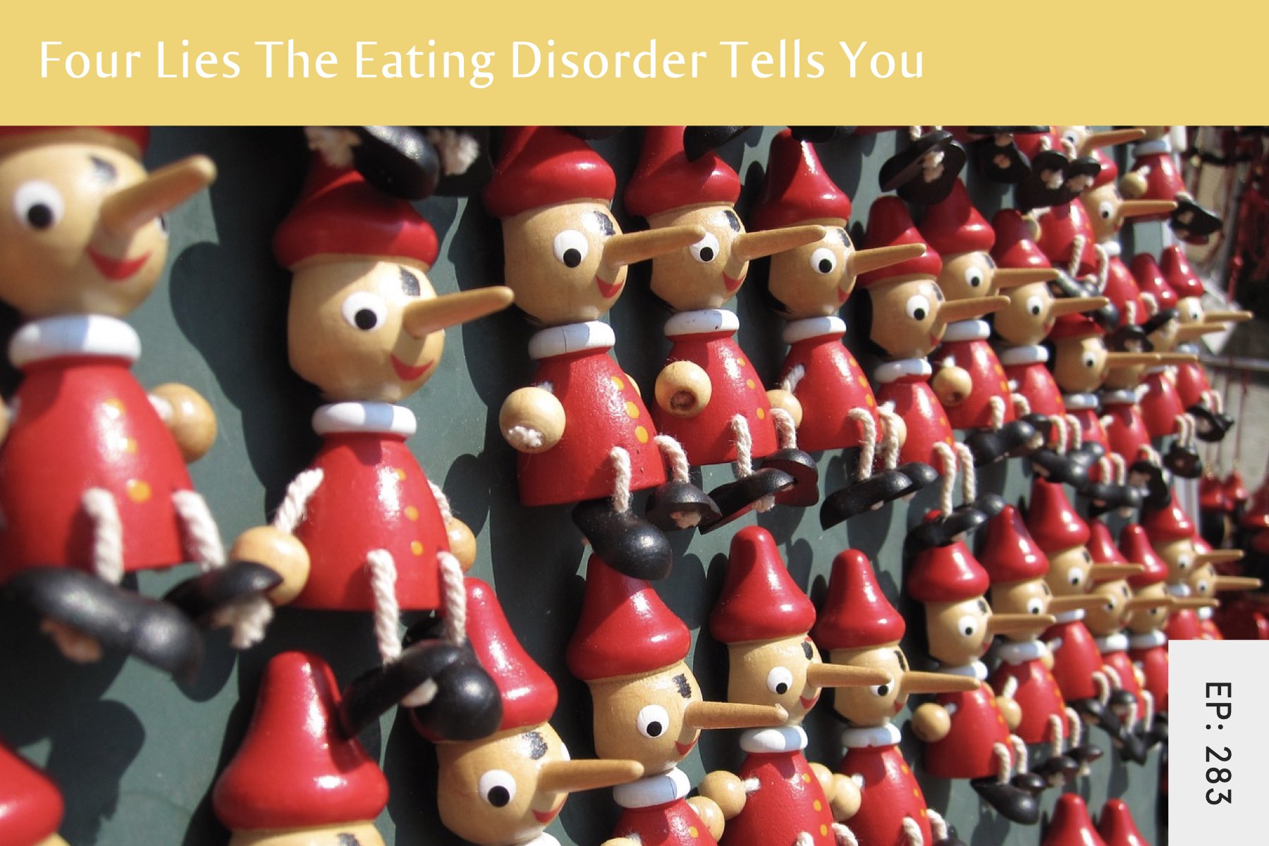 283: Four Lies The Eating Disorder Tells You That Stops Recovery Getting Started - Seven Health: Eating Disorder Recovery and Anti Diet Nutritionist