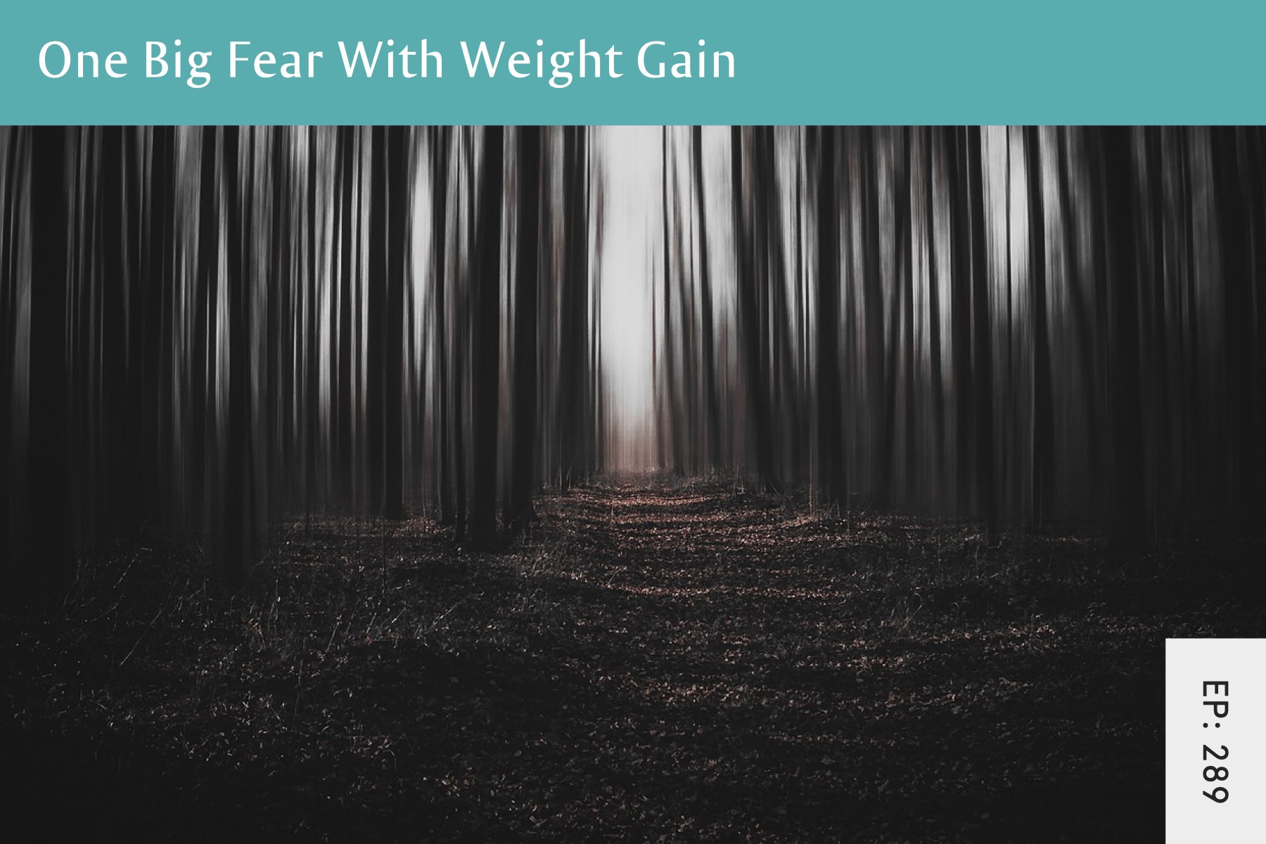 289: One Big Fear With Weight Gain - Seven Health: Eating Disorder Recovery and Anti Diet Nutritionist